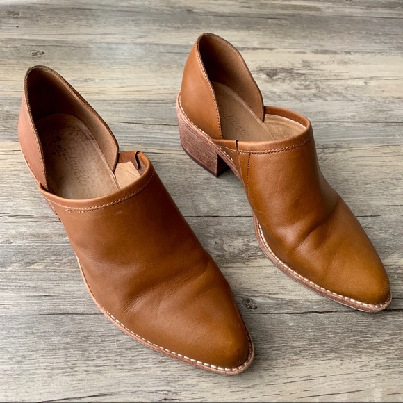 Madewell Shoes - Madewell The Brady Lowcut Bootie Brown Leather